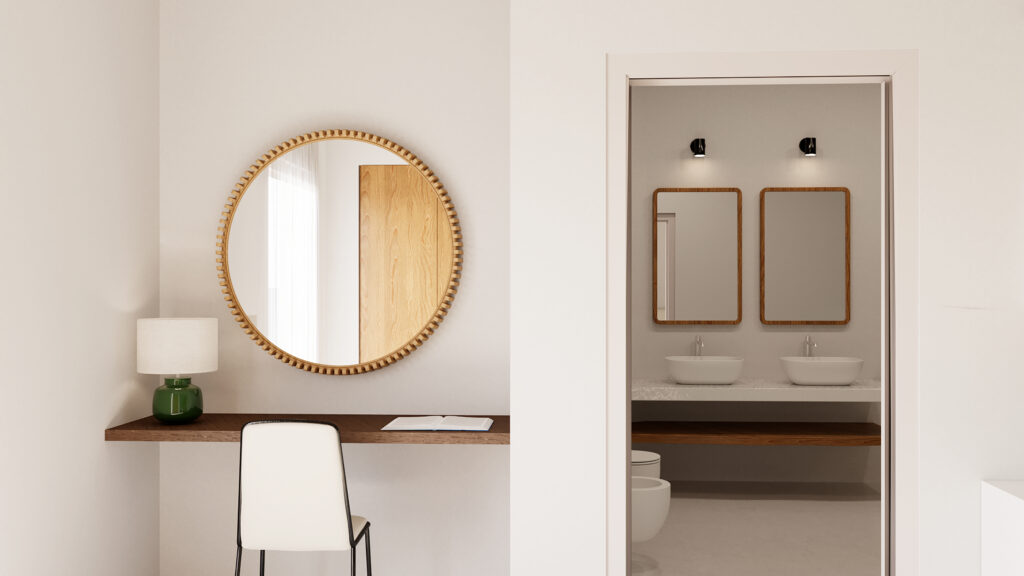 render bagno + scrittoio